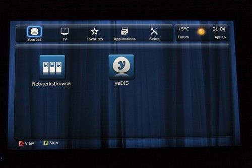 Dune HD TV interface