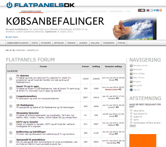 Det nye forum på FlatpanelsDK