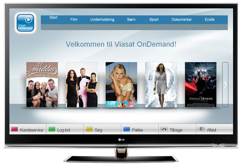 Smart TV har bl.a. adgang til Viasat