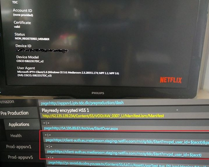Netflix på TDC TV boksen