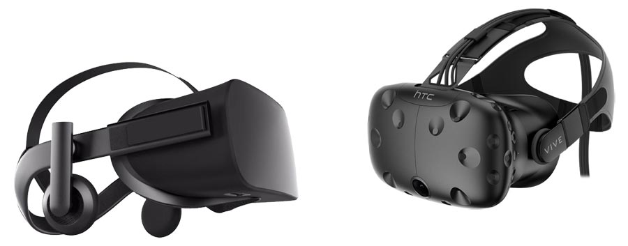 Oculus Rift og HTC Vive