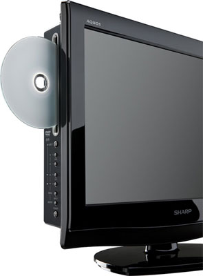 Sharp DV200 med indbygget DVD