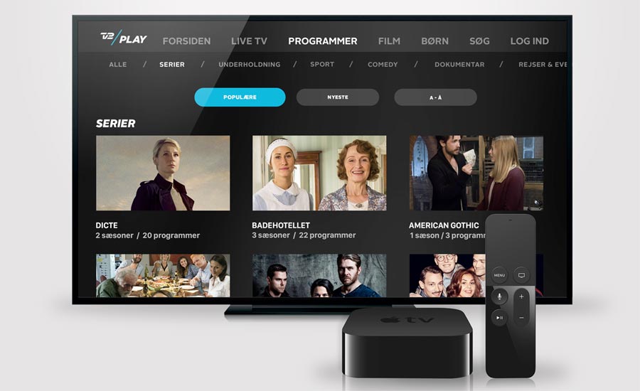 TV2 Play på Apple TV