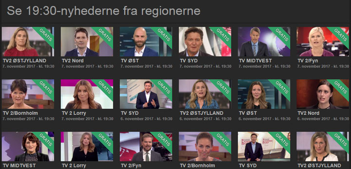 TV2-Regionerne på TV2 Play