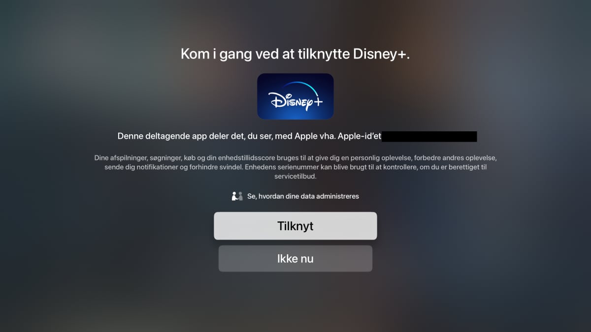 Disney+ Apple TV app