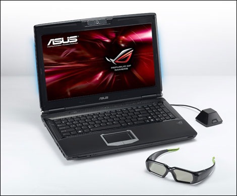 3D bærbar fra Asus