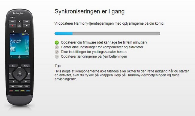 Logitech Harmony Touch test
