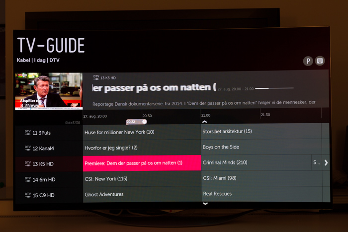 LG EC930V OLED-TV test