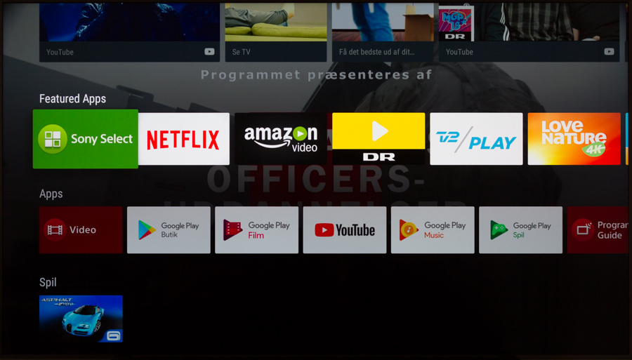 Android 7.0 på Sony TV Android 7.0 på Sony TV