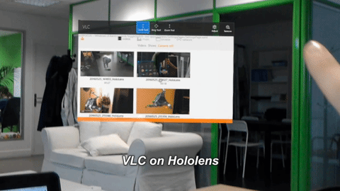 VLC på HoloLens VLC på HoloLens