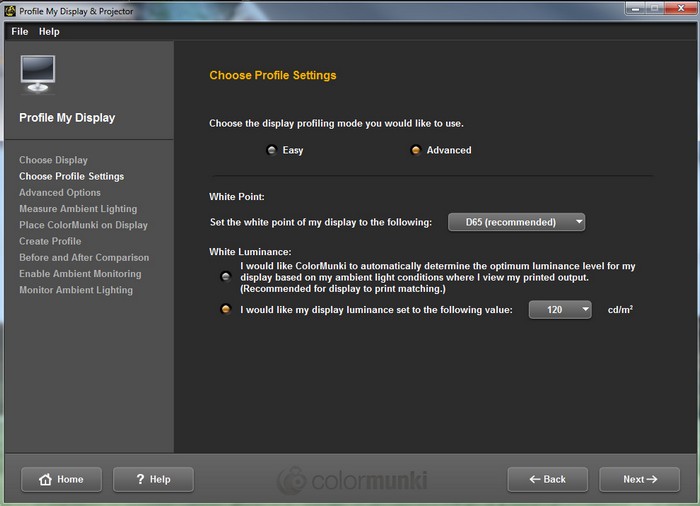Xrite ColorMunki Display test