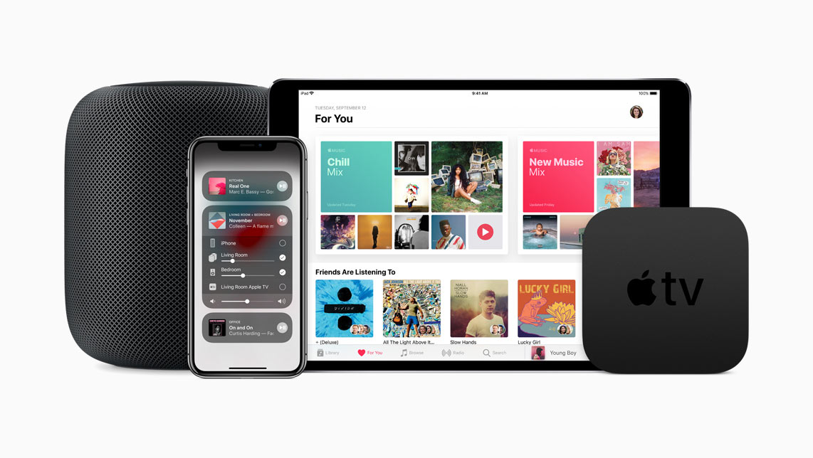 frigiver Airplay til Apple TV, iPhone/iPad & HomePod FlatpanelsDK