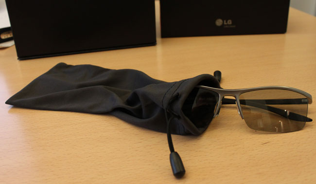 LG og Alain Miklis 3D-briller er også solbriller