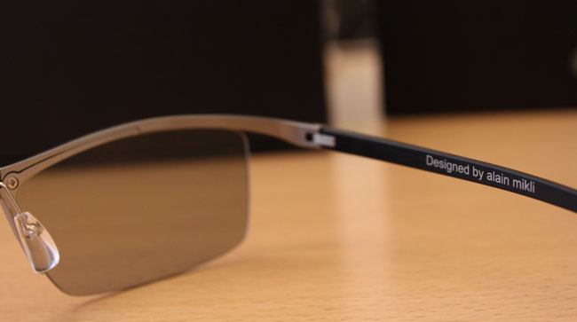 LG og Alain Miklis 3D-briller er også solbriller
