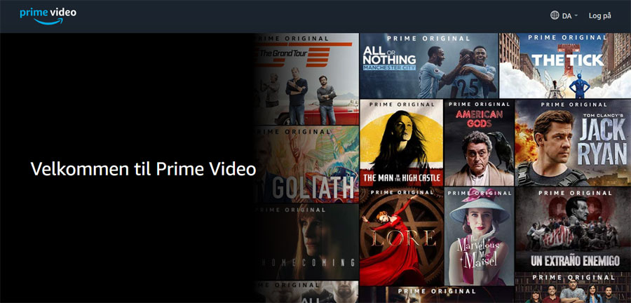 Amazon Video på dansk