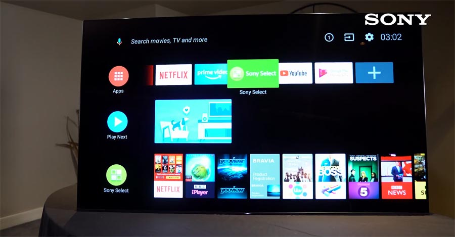 Android Oreo på Sony TV