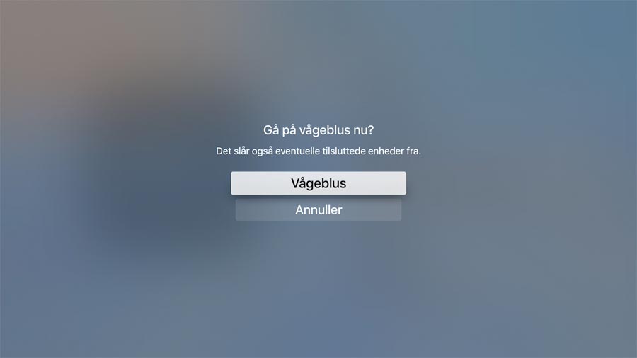 Apple TV vågeblus