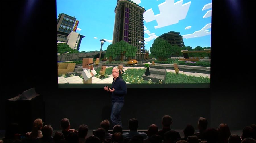 Minecraft på Apple TV Minecraft på Apple TV