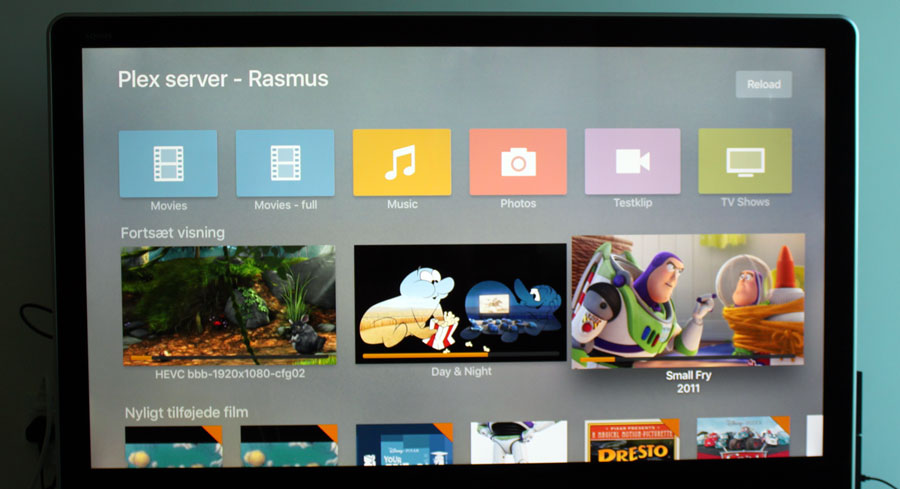 Plex på Apple TV