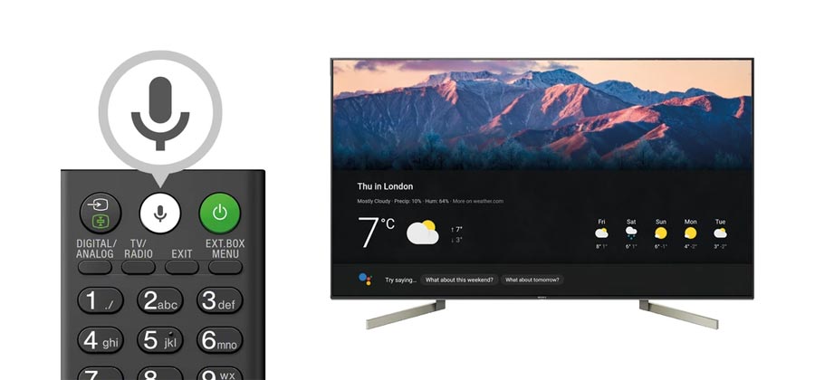 Google Assistant på Sony Android TV