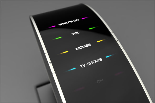 band remote-koncept til Smart TV