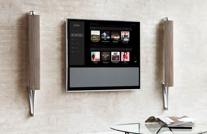 Klik for større billede Spotify på BeoVision 11