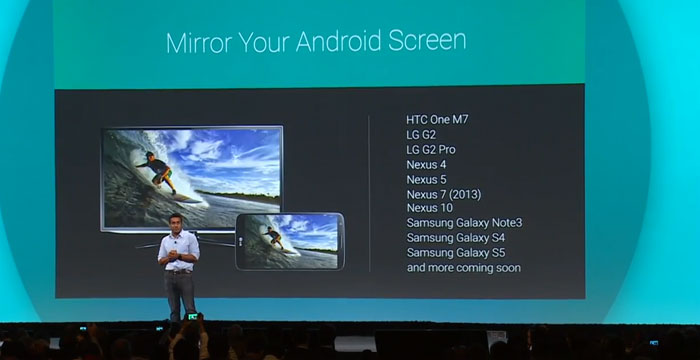 Google Chromecast mirroring Google Chromecast mirroring