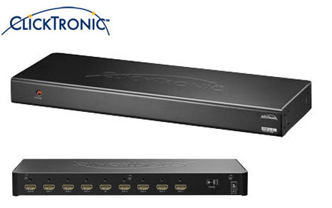 Clictronic HDMI splitter i høj kvalitet, HDMI 1.3 og deepcolor understøttelse Clictronic HDMI splitter i høj kvalitet, HDMI 1.3 og deepcolor understøttelse