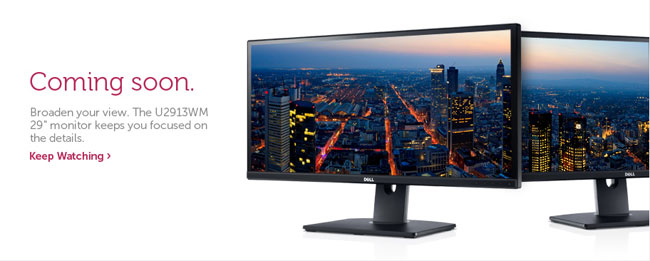 Dell U2913WM 21:9 monitor