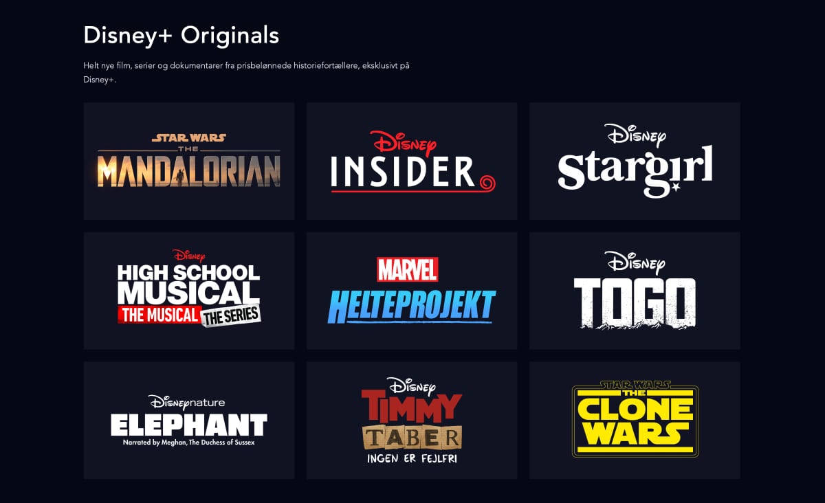 Disney+ dansk lancering