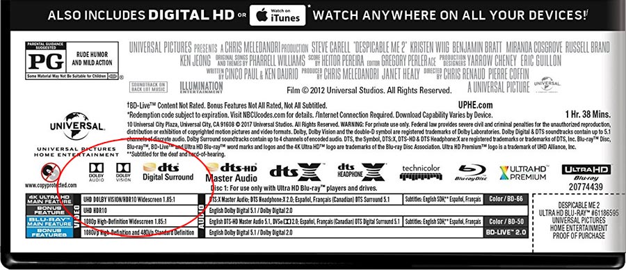 Dolby Vision UHD Blu-ray Dolby Vision UHD Blu-ray