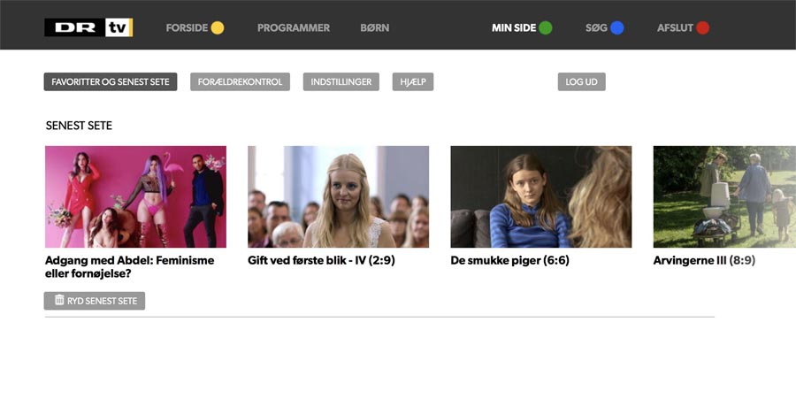 DR TV HbbTV 2017 DR TV HbbTV 2017