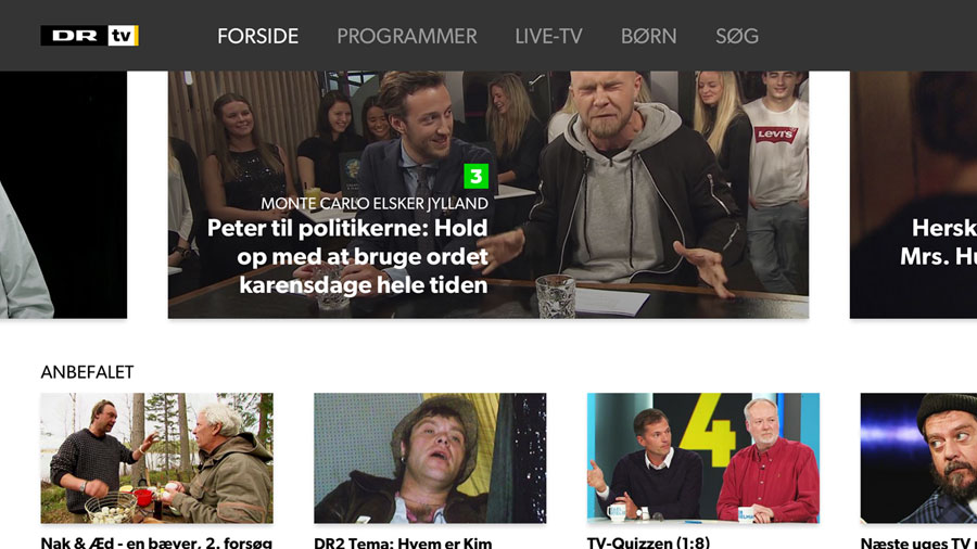 DR TV på tvOS