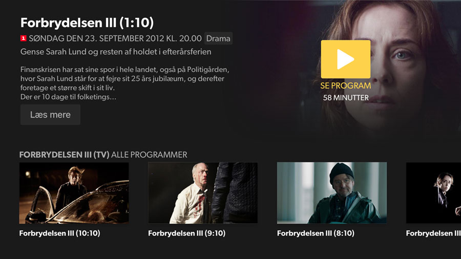 DR TV på tvOS