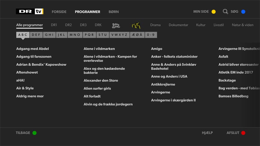 DR TV på Panasonic TV DR TV på Panasonic TV