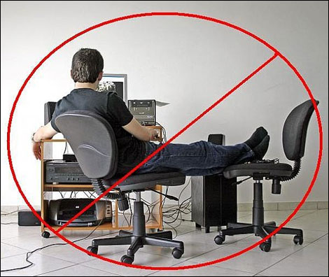 Ergonomi foran fladskærmen