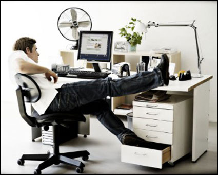 Ergonomi foran fladskærmen