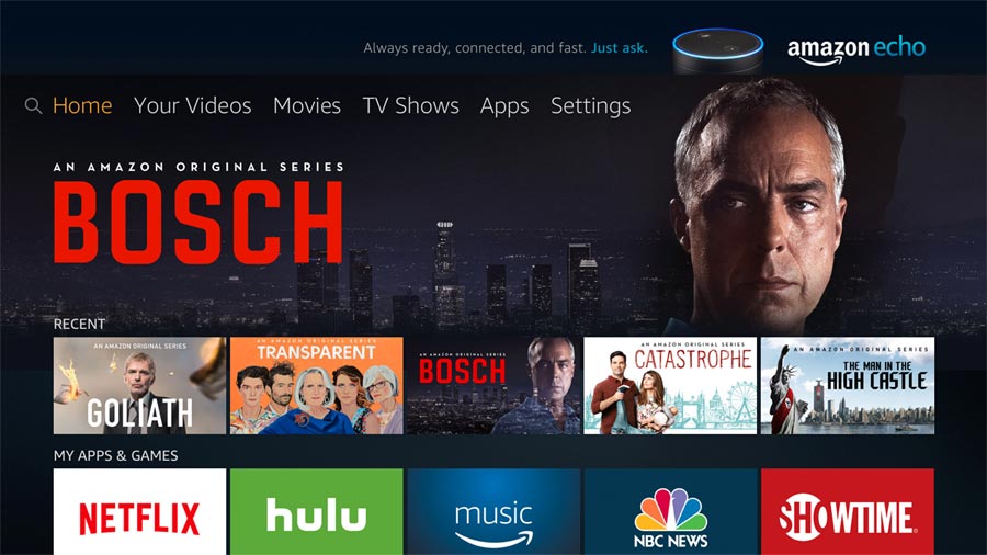 Fire TV nye brugerflade Fire TV nye brugerflade