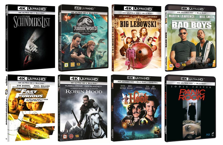 Kommende UHD Blu-ray-udgivelser Kommende UHD Blu-ray-udgivelser