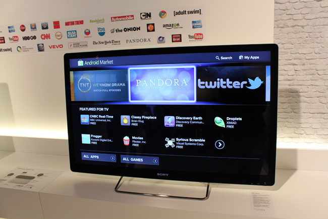 Klik for større billede Næste version af Google TV – nu med Android TV Market