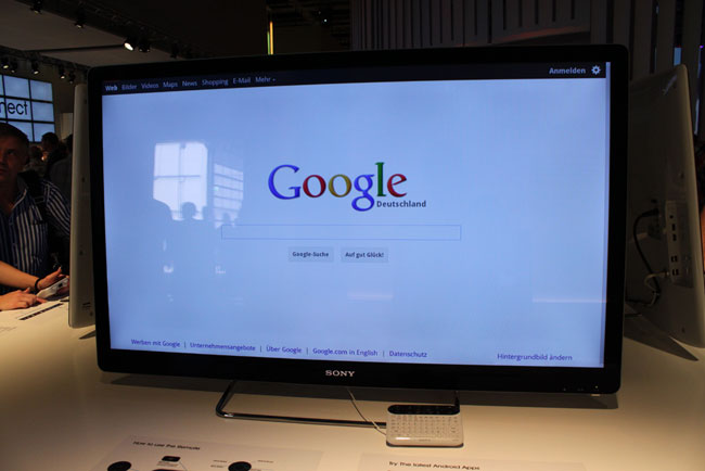 Klik for større billede Næste version af Google TV – nu med Android TV Market