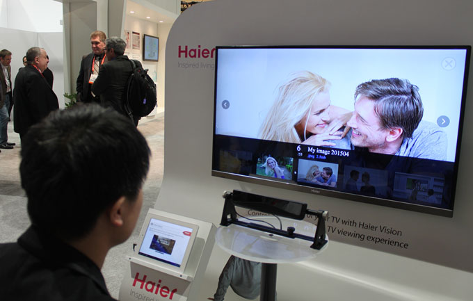 Haier lader dig styre et tv kun vha. øjnene