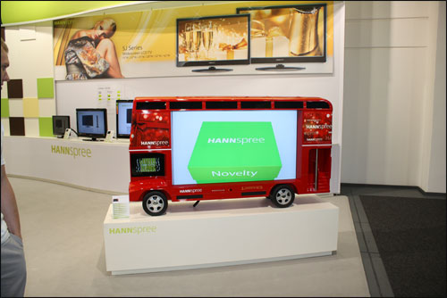 HANNsprees dobbeltdækkerbus-Tv