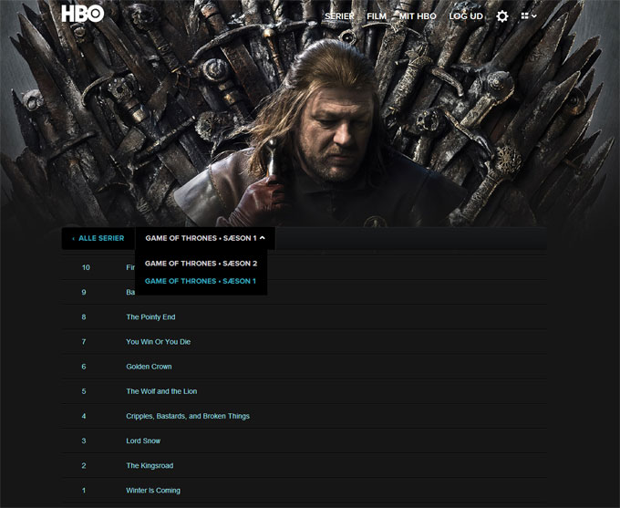 Klik for større billede Oplevelser med HBO