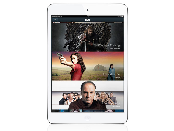 HBO på iPad