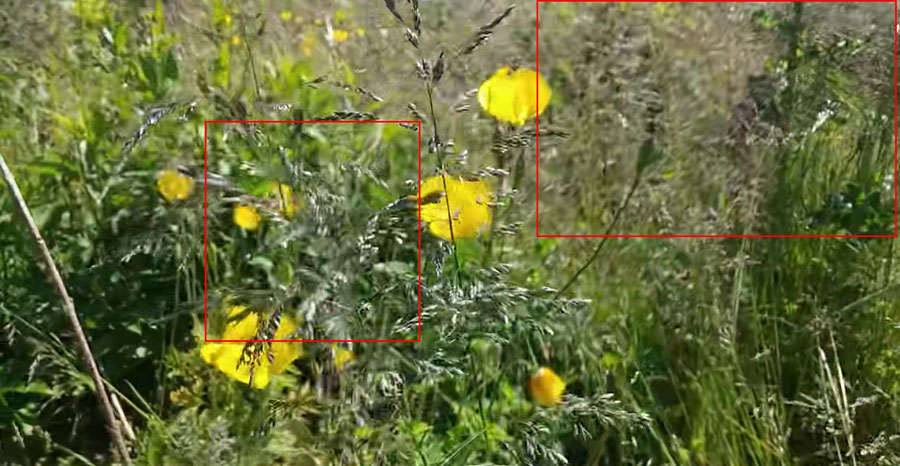 Eksempel på komprimering Eksempel på komprimering