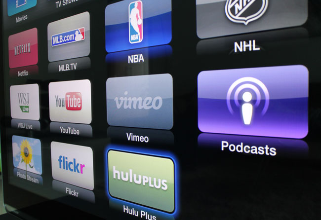 Klik for større billede Hulu Plus på Apple TV