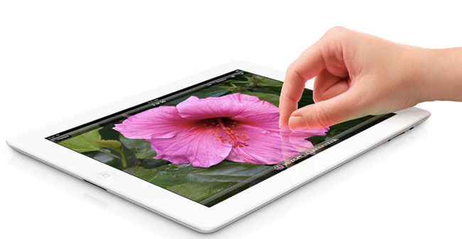Klik for større billede Den nye iPad har en Retina-skærm