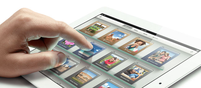 Klik for større billede Den nye iPad har en Retina-skærm