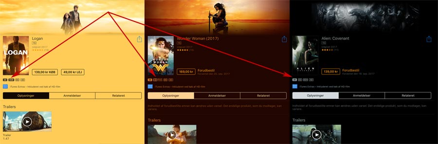 iTunes 4K HDR